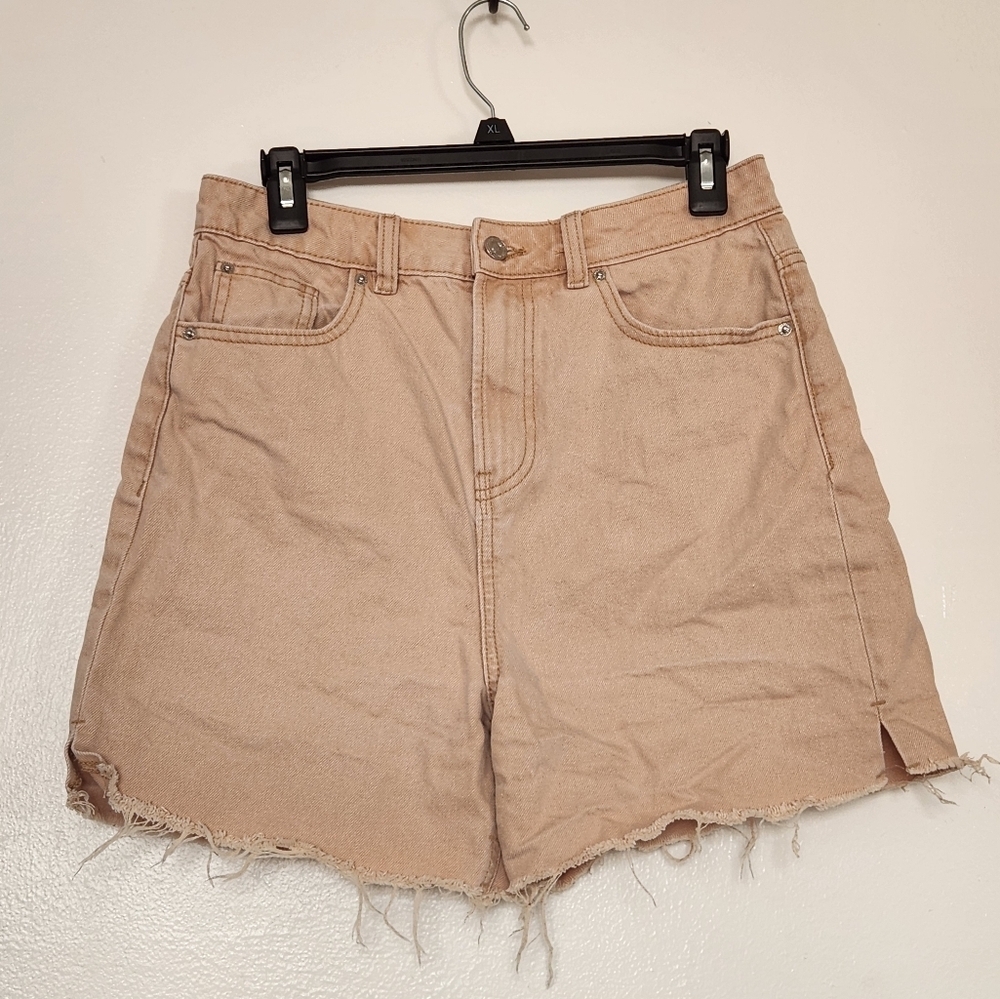Primark High Waisted Cut Off Shorts Size 6